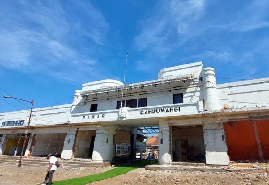 Progres Revitalisasi Pasar Banyuwangi Capai 50 Persen