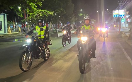 Patroli Gabungan Skala Besar Wujudkan Kondusifitas Wilayah Kabupaten Banyuwangi