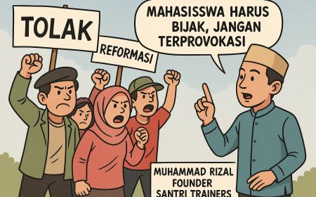 Founder Santri Trainers Situbondo Ajak Mahasiswa Tetap Bijak di Tengah Gelombang Aksi