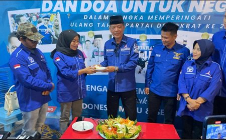 Serentak, Demokrat Banyuwangi Rayakan HUT Sederhana, Penuh Makna dan Kebaikan bersama Rakyat
