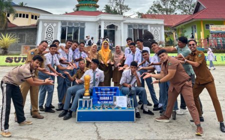 SMA Negeri 1 Sungayang Menorehkan Sejarah, Juara Futsal Sumbar-Riau-Jambi 2025