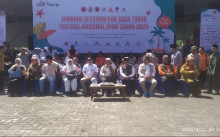 Jambore III FPRB Jawa Timur di Banyuwangi Resmi dibuka,  Diikuti 803 Relawan dari 38 Provinsi dan 105 Kabupaten/Kota