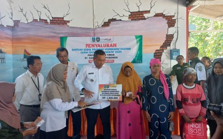 Pemkab Situbondo Salurkan Bantuan Kemiskinan Ekstrem, Bupati Mas Rio Ingatkan Warga Lebih Produktif