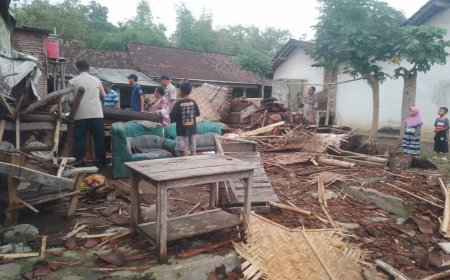 Angin Kencang Terjang Dua Desa di Bondowoso, Dua Rumah Warga Rusak