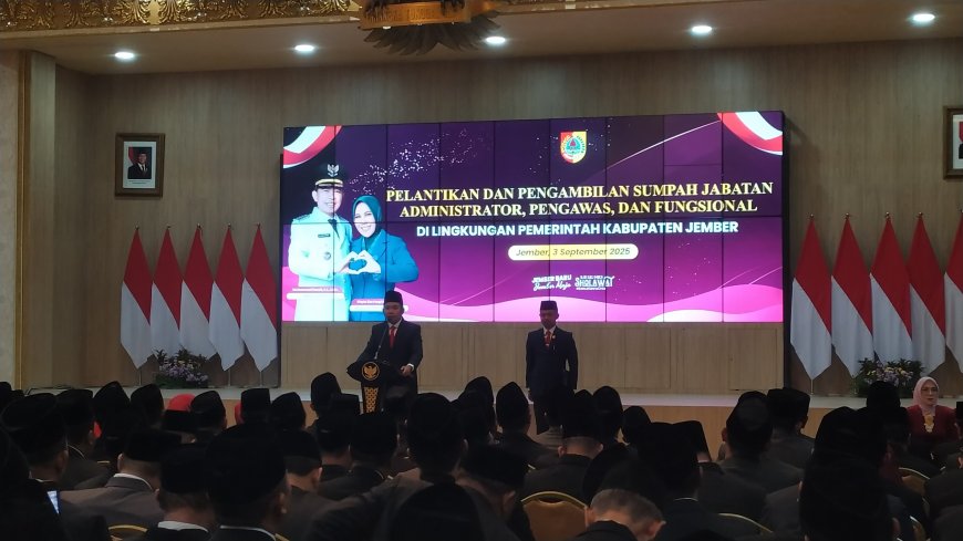 Pergeseran Pejabat di Jember, Fawait Tegaskan Belum Final dan Terus Melakukan Evaluasi Kinerja