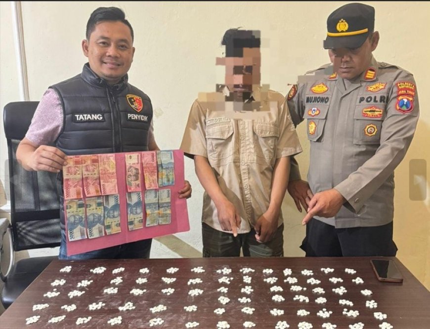 Pengedar Pil Trex di Kecamatan Muncar Banyuwangi Diringkus Polisi saat Transaksi