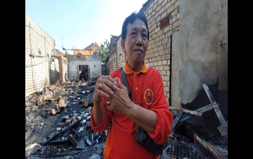 Diduga Korsleting Listrik, Rumah Warga Lamongan Ludes Terbakar