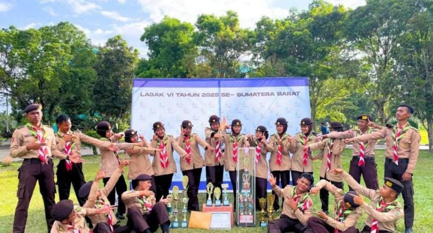 Pramuka MAN 1 Kota Bukittinggi Pertahankan Gelar Juara Umum di LAGAK VI