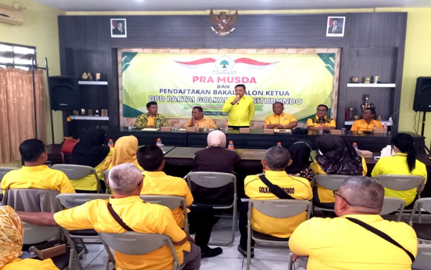 Golkar Situbondo Gelar Pra Musda, Yani Wijaya Baihaqi Muncul sebagai Calon Tunggal Ketua