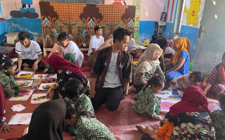 Hari Batik Nasional, Batik Bondowoso Dikenalkan ke Generasi Muda Lewat Lomba Mewarnai