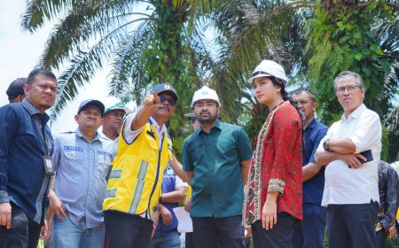 Zigo Rolanda Tinjau Proyek Strategis, Dorong Percepatan Infrastruktur Dharmasraya Maju Berkelanjutan