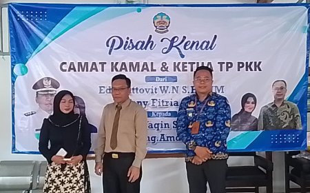 Putra Daerah Resmi Pimpin Kecamatan Kamal, Janji Bangkitkan Ekonomi Lokal