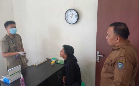 Cegah Penyalahgunaan Narkotika, RSUD Besuki Situbondo Tes Pegawai Secara Berkala
