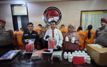 Kurun Waktu Satu Bulan, Polresta Banyuwangi Ungkap 22 Kasus Narkoba dengan 25 Tersangka