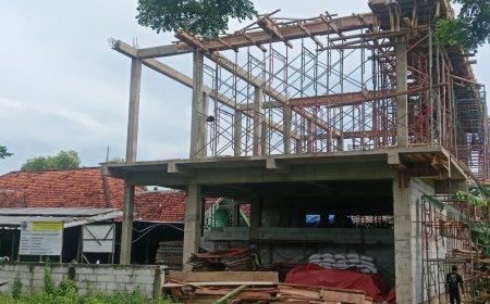 Proyek Puskesmas Burneh Bangkalan Rp1,2 Miliar Baru Tuntas 40 Persen