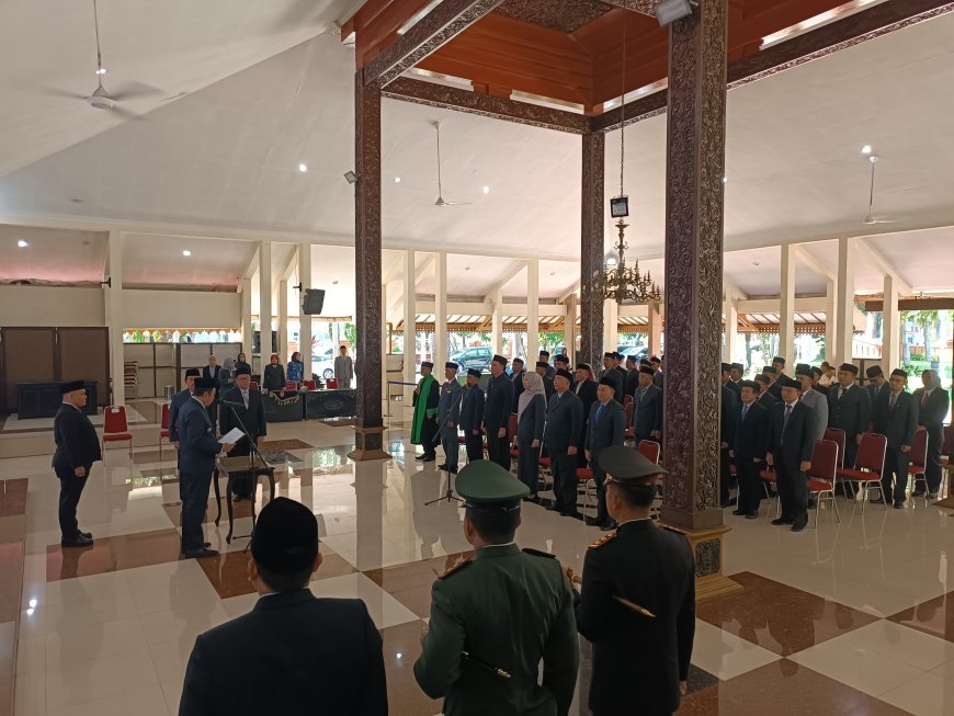Pasca Peringatan G30S/PKI, Pemkab Bondowoso Resmikan Rotasi Pejabat Strategis