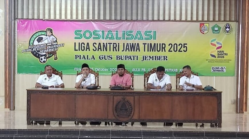Pemkab Jember Siapkan Liga Santri 2025, Dorong Pembinaan Karakter Santri Lewat Sepak Bola