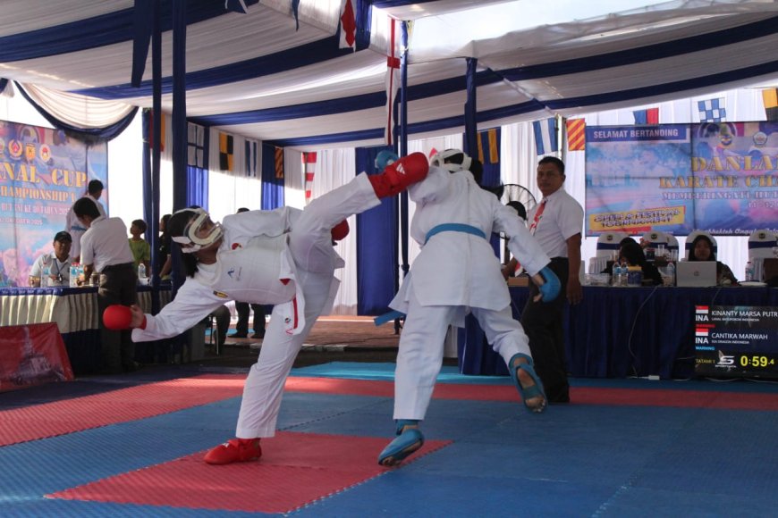 Atlet Karate Lanal Batuporon Bangkalan, Raih Juara Umum Danlanal Cup 2025