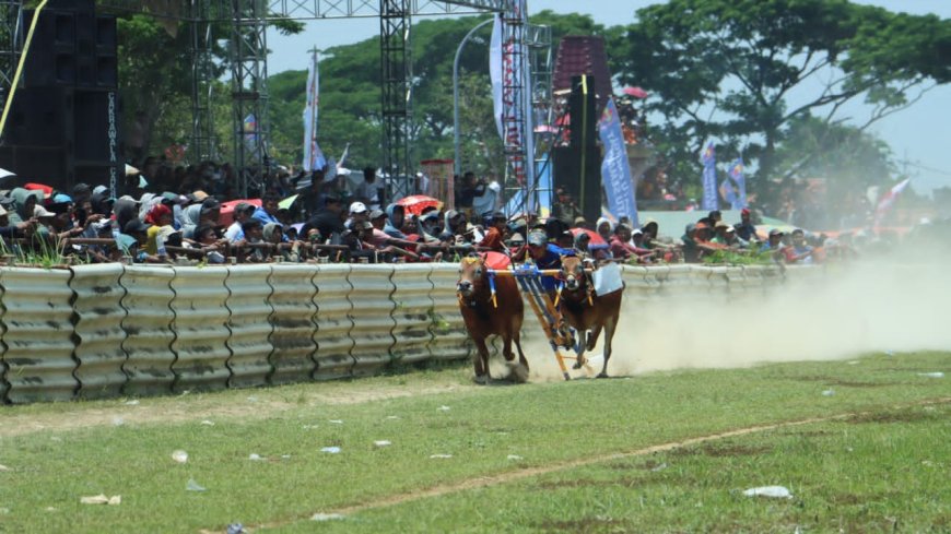 Protes Peserta Warnai Kerapan Sapi Piala Presiden 2025 di Bangkalan Madura, Pengumuman Pemenang Ditunda