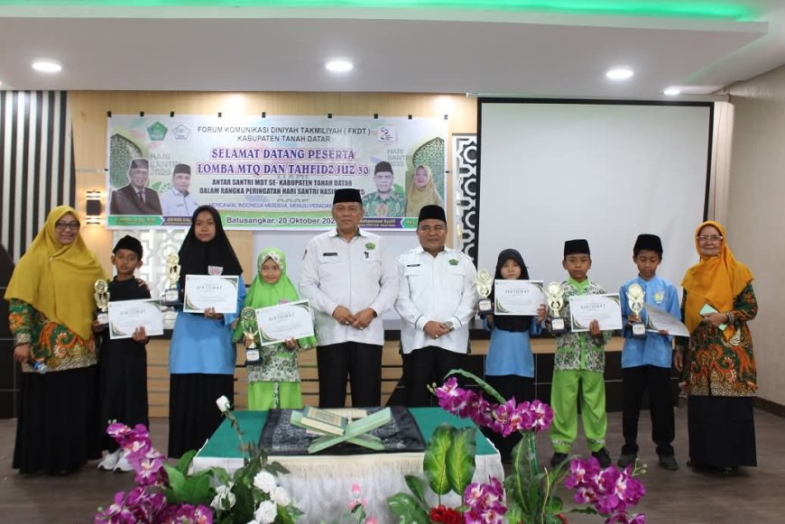 Kemenag Tanah Datar Meriahkan Hari Santri Nasional 2025 Lewat MTQ dan Tahfidz
