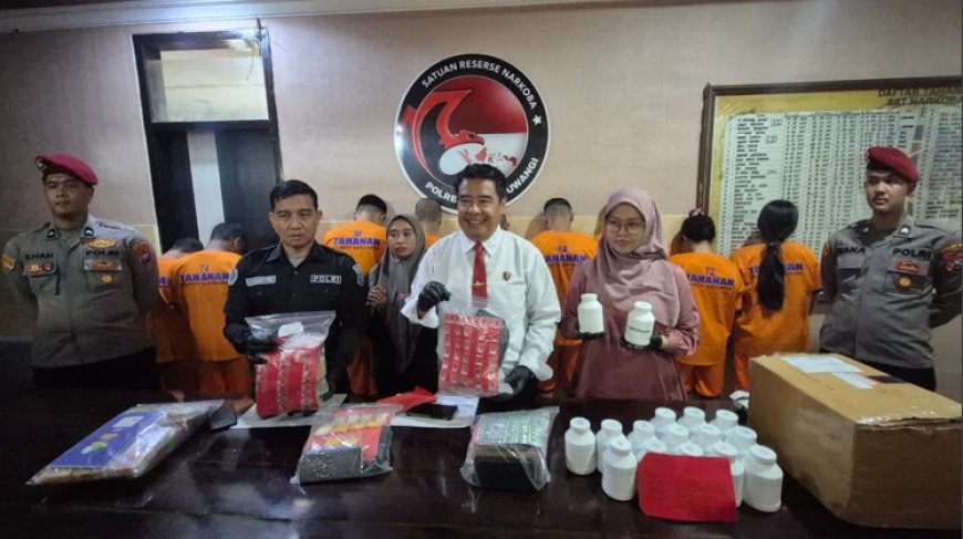 Kurun Waktu Satu Bulan, Polresta Banyuwangi Ungkap 22 Kasus Narkoba dengan 25 Tersangka