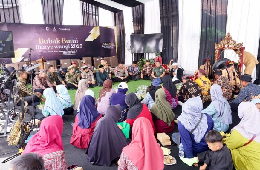 Memasuki Musim Tanam, Petani Banyuwangi Gelar Tradisi Bubak Bumi