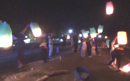 Parade Lampion di Beach Forest Situbondo, Refleksi Syukur Sambut Hari Pahlawan