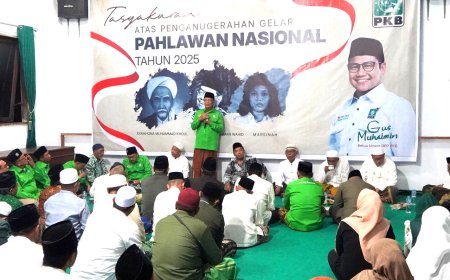 DPC PKB, PCNU dan Gusdurian Bondowoso Tasyakuran Penetapan 3 Tokoh Pahlawan Nasional