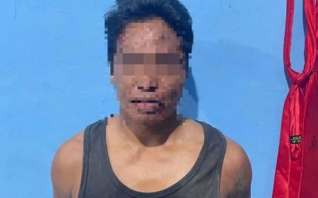 Pria Pembawa Sajam Karambit Ditangkap Polisi di Hulu Sungai Utara