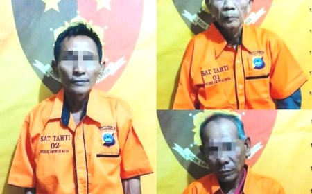 Kepergok Transaksi Togel, Tiga Kakek Diamankan Polisi HSU