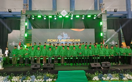 Resmi Dilantik, PCNU Lamongan Usung Program Kemandirian Ekonomi Umat