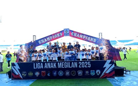 Liga Anak Megilan PSSI Lamongan Sukses Cetak Bibit Muda Sepakbola