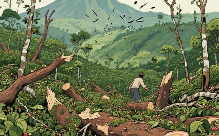 Saat Pohon Kopi Ditebang Sporadis, Harapan Ribuan Buruh Kebun di Ijen Bondowoso Ikut Ambruk