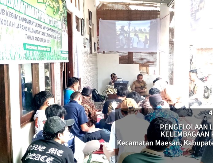 DPKP Bondowoso Latih Pemuda Maesan Jadi Petani Milenial Tangguh dan Inovatif