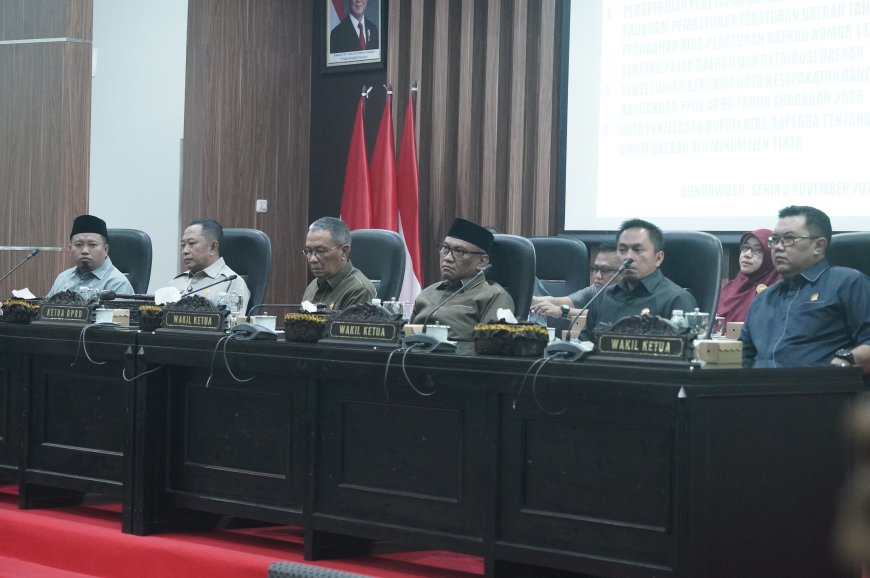 KUA-PPAS 2026 Disepakati, DPRD dan Pemkab Bondowoso Fokus Perkuat Ekonomi Lokal Berbasis Inovasi