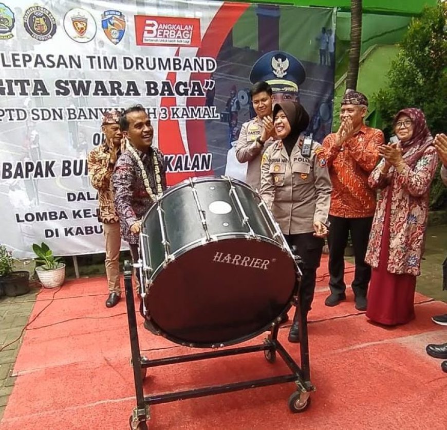 Bupati Bangkalan Resmi Berangkatkan Gita Swara Baga Ikuti Kejurprof Drumband Jember