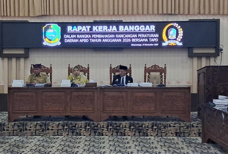 Eksekutif Belum Siapkan RKA, Banggar DPRD Banyuwangi Tunda Pembahasan RAPBD Tahun 2026