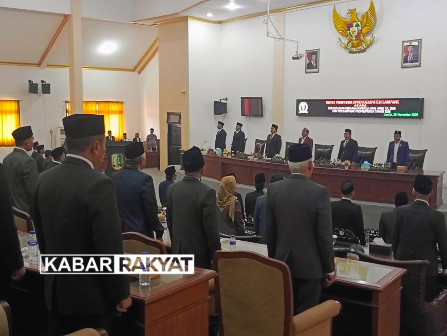 DPRD Sampang Setujui Raperda APBD 2026 untuk Perkuat Pelayanan Publik