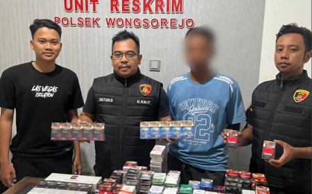 Jual Berbagai Rokok Tanpa Cukai, Pria di Banyuwangi Ditangkap Polisi
