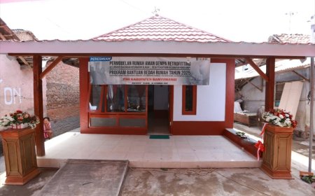 Pemkab Banyuwangi dan PMI Kolaborasi Bedah Rumah Warga dengan Metode Tahan Goncangan Gempa