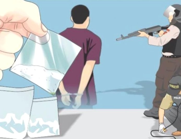 Rumah Dipantau CCTV, Polres Solok Kota Tangkap Bandar Sabu di Tanjung Harapan