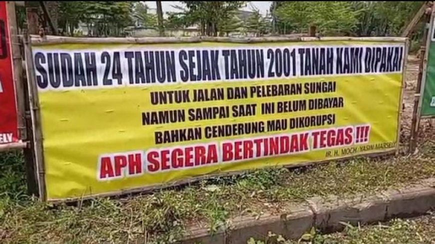 Dua Dekade Tanah Tak Diganti Rugi, Jalan Umum di Bangkalan Ditutup Pemilik