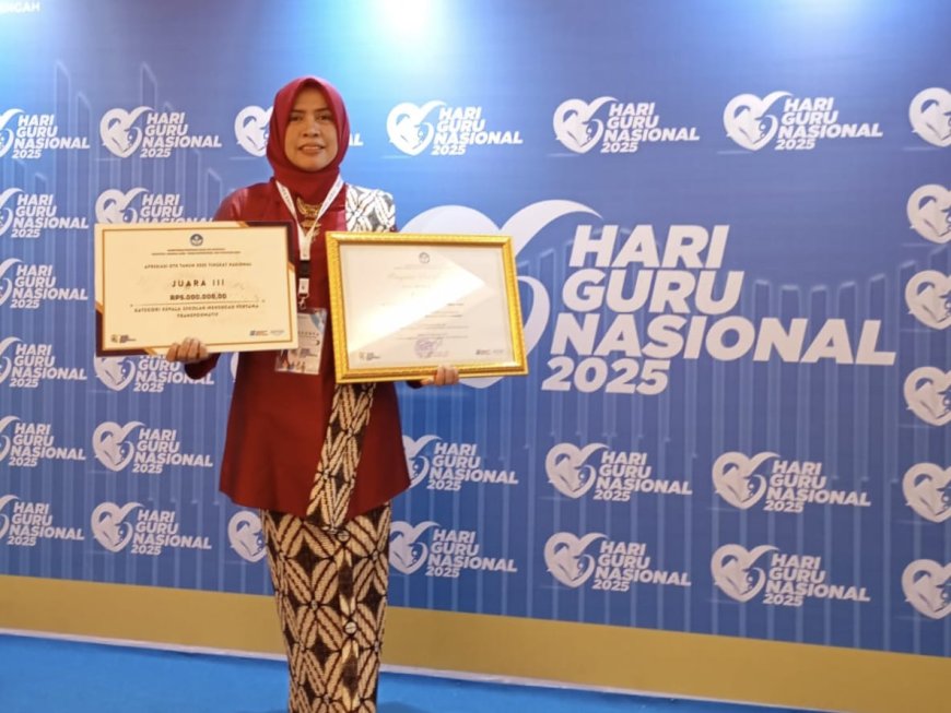 Program Literasi-Numerasi Berbuah Prestasi, Rida Syamsiah Juara 3 Nasional