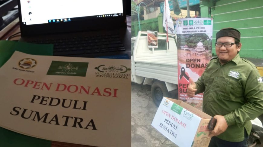 Solidaritas Mengalir, MWCNU Kamal Bangkalan Mobilisasi Donasi Peduli Korban Bencana Sumatra