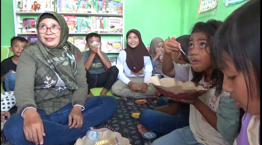 Perpustakaan Sungai Dawuhan Jadi Sarana Edukasi Anak Gemar Konsumsi Ikan