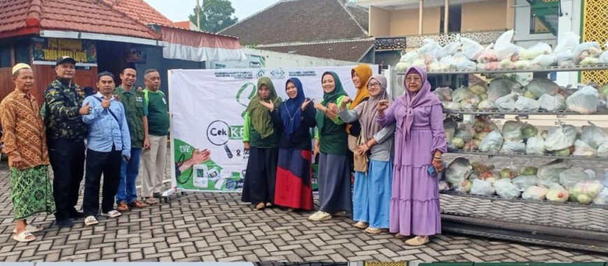 Kolaborasi LAZISNU Bondowoso Hadirkan Sayur  dan Pemeriksaan Kesehatan Gratis