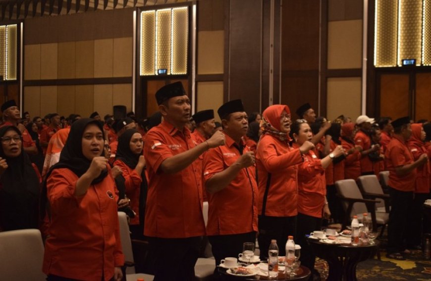 DPC PDI Perjuangan Banyuwangi Konsolidasi Internal dan Sosialisasi Peraturan Partai No. 1 Tahun 2025