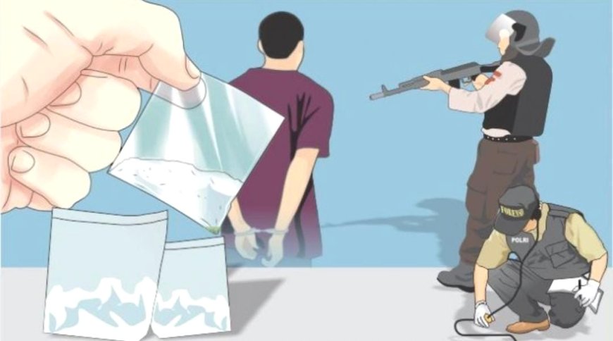 Rumah Dipantau CCTV, Polres Solok Kota Tangkap Bandar Sabu di Tanjung Harapan