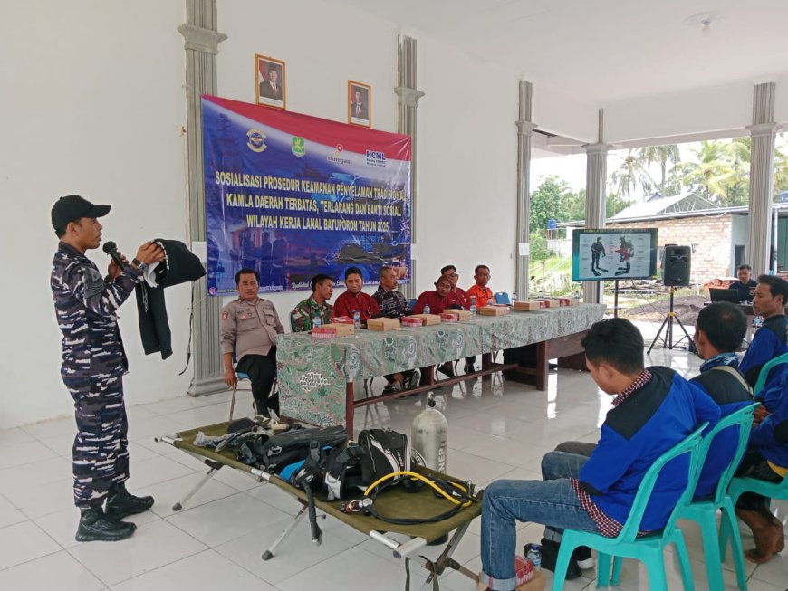 Lanal Batuporon Edukasi Nelayan Dungkek Soal Keamanan Penyelaman dan Zona Terbatas