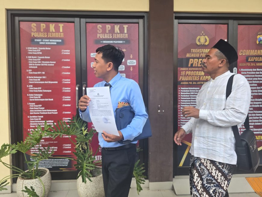 Dugaan Penipuan Mobil Elf, Kiai Ternama Jember Resmi Lapor Polisi